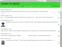 Tablet Screenshot of going-to-seed.blogspot.com