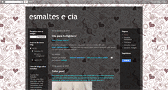 Desktop Screenshot of esmaltesecoisasdemeninas.blogspot.com