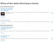 Tablet Screenshot of effectsofnewmediaadvertising.blogspot.com