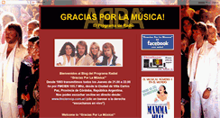 Desktop Screenshot of graciasporlamusica.blogspot.com