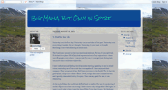 Desktop Screenshot of bigmamainspirit.blogspot.com