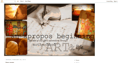 Desktop Screenshot of anaproposbeginning.blogspot.com