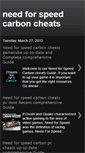 Mobile Screenshot of need-for-speed-carbon-cheats-guide.blogspot.com