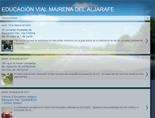 Tablet Screenshot of educacionvialmairenadelaljarafe.blogspot.com