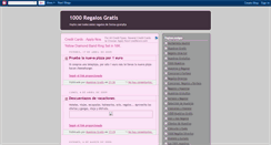 Desktop Screenshot of 1000regalosgratis.blogspot.com