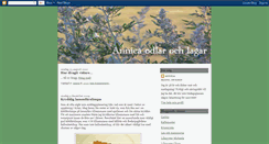 Desktop Screenshot of annicaodlarochlagar.blogspot.com