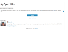 Tablet Screenshot of mysportbike.blogspot.com