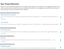 Tablet Screenshot of ourfoodnetwork.blogspot.com