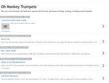 Tablet Screenshot of ohmonkeytrumpets.blogspot.com