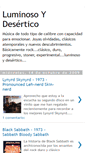 Mobile Screenshot of luminosoydesertico.blogspot.com