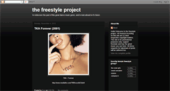 Desktop Screenshot of freestyleproject.blogspot.com