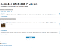 Tablet Screenshot of limousin-maison-bois.blogspot.com
