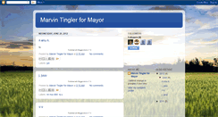 Desktop Screenshot of marvintinglerformayor.blogspot.com