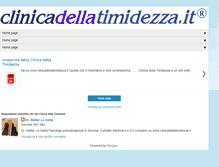 Tablet Screenshot of clinicadellatimidezza.blogspot.com