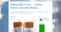 Desktop Screenshot of haphazardknitter.blogspot.com