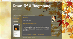 Desktop Screenshot of dawnofabeginning.blogspot.com