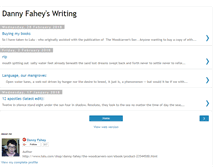 Tablet Screenshot of dannybfahey.blogspot.com