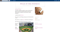 Desktop Screenshot of belleofthefootball.blogspot.com
