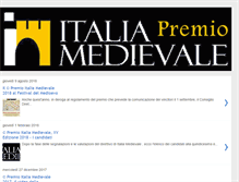 Tablet Screenshot of premioitaliamedievale.blogspot.com