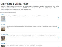 Tablet Screenshot of gypsybloodasphaltfever.blogspot.com