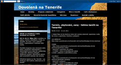 Desktop Screenshot of dovolenanatenerife.blogspot.com