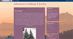 Desktop Screenshot of adventuresinmakeupandjewelry.blogspot.com