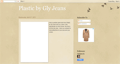 Desktop Screenshot of plasticbyglyjeans.blogspot.com