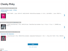 Tablet Screenshot of cheekypinky.blogspot.com