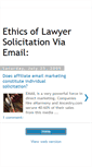 Mobile Screenshot of emailmarketingforlawyers.blogspot.com
