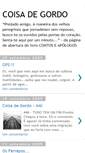 Mobile Screenshot of coisa-de-gordo.blogspot.com