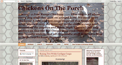 Desktop Screenshot of chickensontheporch.blogspot.com