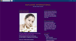 Desktop Screenshot of maylande.blogspot.com