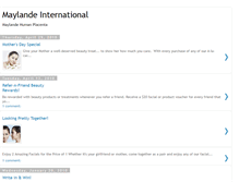 Tablet Screenshot of maylande.blogspot.com