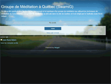 Tablet Screenshot of meditationswamigquebec.blogspot.com