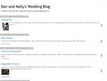 Tablet Screenshot of danandmollyswedding.blogspot.com