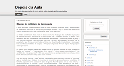Desktop Screenshot of depoisdaaula.blogspot.com