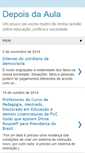 Mobile Screenshot of depoisdaaula.blogspot.com