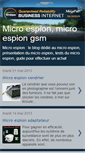 Mobile Screenshot of micro-espion-gsm.blogspot.com