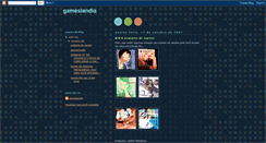 Desktop Screenshot of gameslandia.blogspot.com