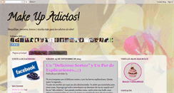 Desktop Screenshot of makeupadictos.blogspot.com