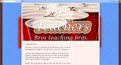 Desktop Screenshot of broteachers.blogspot.com