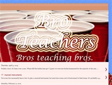 Tablet Screenshot of broteachers.blogspot.com