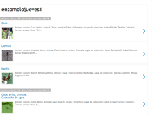 Tablet Screenshot of entomolojueves1.blogspot.com