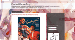 Desktop Screenshot of festivaldance.blogspot.com