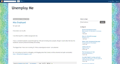 Desktop Screenshot of missunemployme.blogspot.com