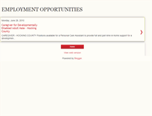 Tablet Screenshot of employmenthonh.blogspot.com
