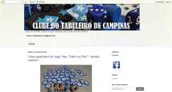 Desktop Screenshot of clubedotabuleirocampinas.blogspot.com