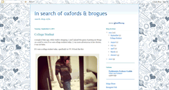 Desktop Screenshot of oxfords-and-brogues.blogspot.com