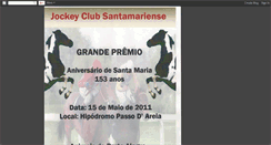 Desktop Screenshot of jockeyclubdesantamaria.blogspot.com