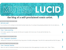 Tablet Screenshot of mutedlucid.blogspot.com